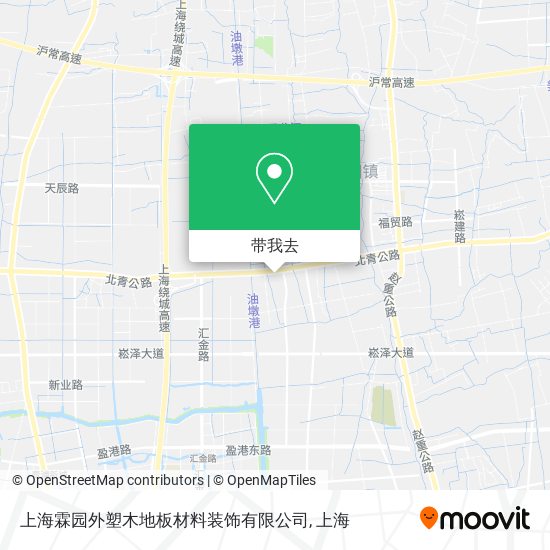 上海霖园外塑木地板材料装饰有限公司地图