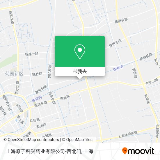 上海原子科兴药业有限公司-西北门地图