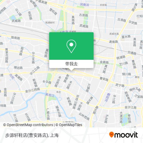 步源轩鞋店(曹安路店)地图