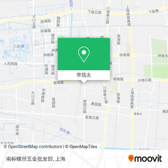 南标螺丝五金批发部地图