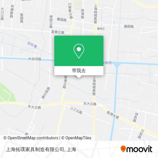 上海拓璞家具制造有限公司地图