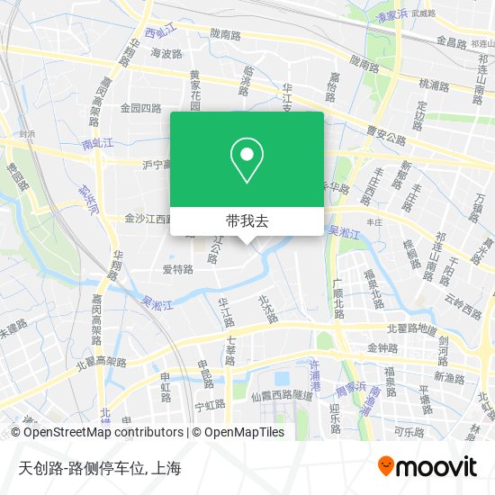 天创路-路侧停车位地图