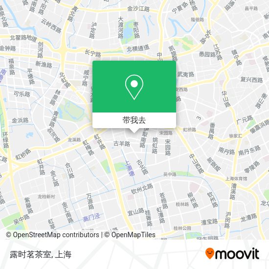露时茗茶室地图