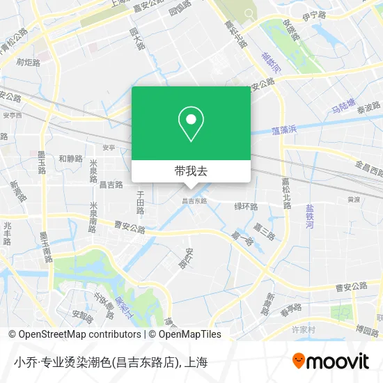 小乔·专业烫染潮色(昌吉东路店)地图