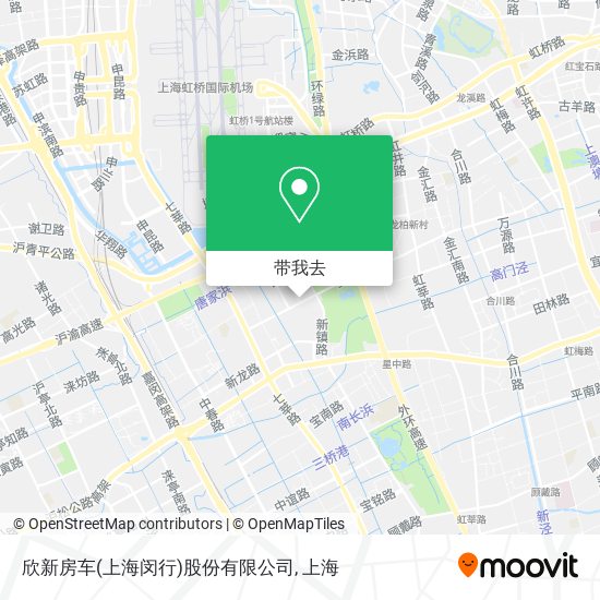 欣新房车(上海闵行)股份有限公司地图
