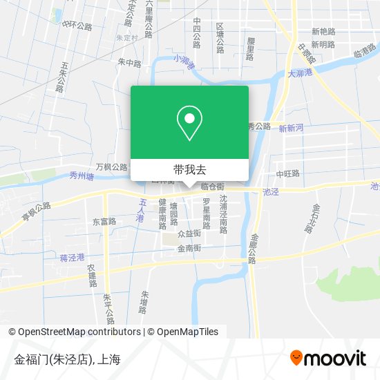 金福门(朱泾店)地图