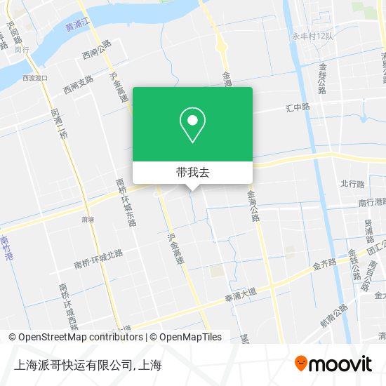 上海派哥快运有限公司地图