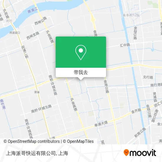 上海派哥快运有限公司地图