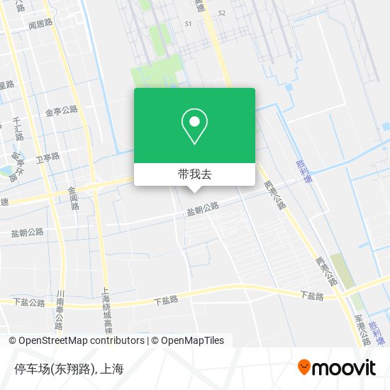 停车场(东翔路)地图
