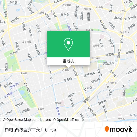 街电(西域盛宴古美店)地图