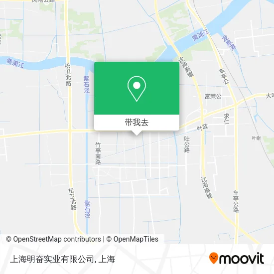 上海明奋实业有限公司地图