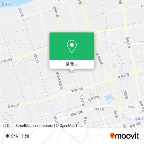 南梁港地图