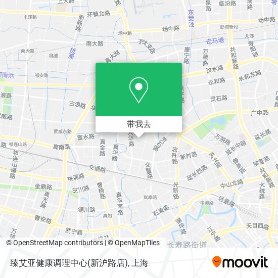 臻艾亚健康调理中心(新沪路店)地图