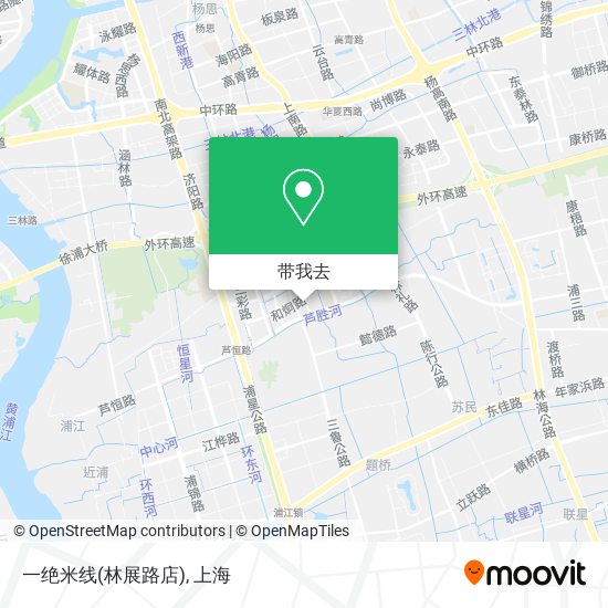 一绝米线(林展路店)地图