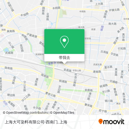 上海大可染料有限公司-西南门地图