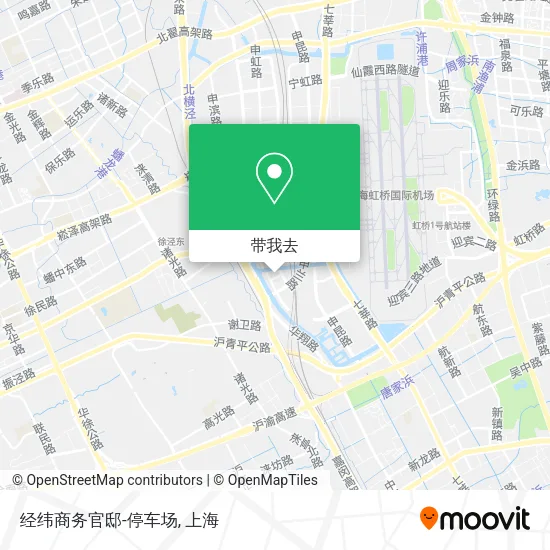 经纬商务官邸-停车场地图