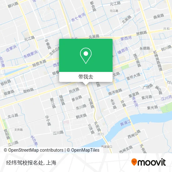 经纬驾校报名处地图