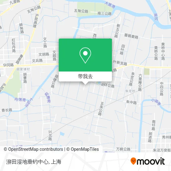 泖田湿地垂钓中心地图