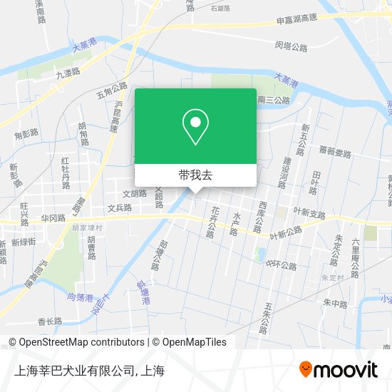 上海莘巴犬业有限公司地图