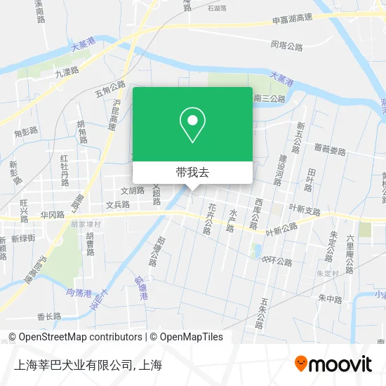 上海莘巴犬业有限公司地图