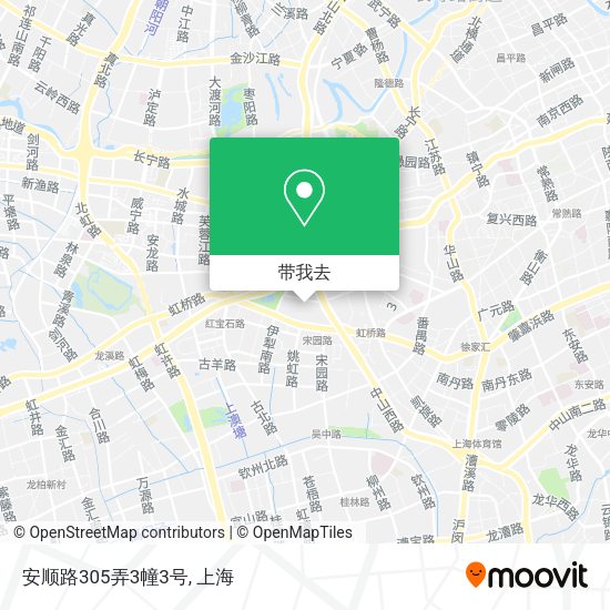 安顺路305弄3幢3号地图