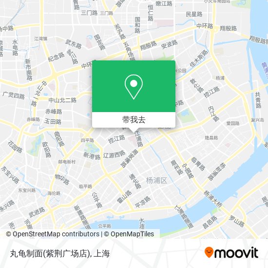 丸龟制面(紫荆广场店)地图