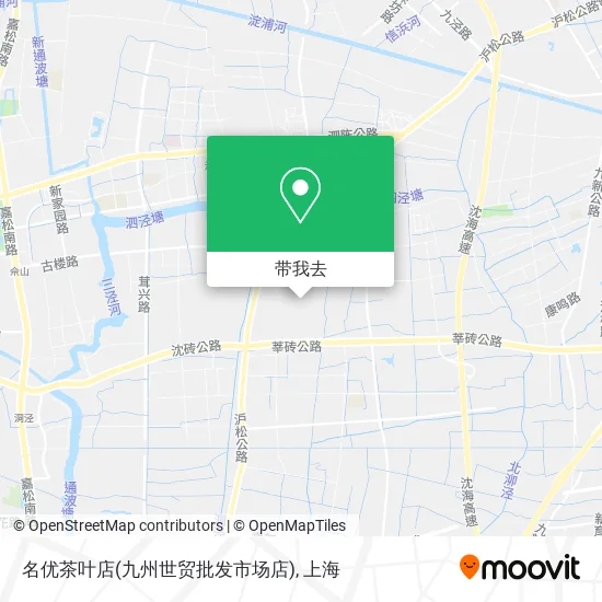 名优茶叶店(九州世贸批发市场店)地图