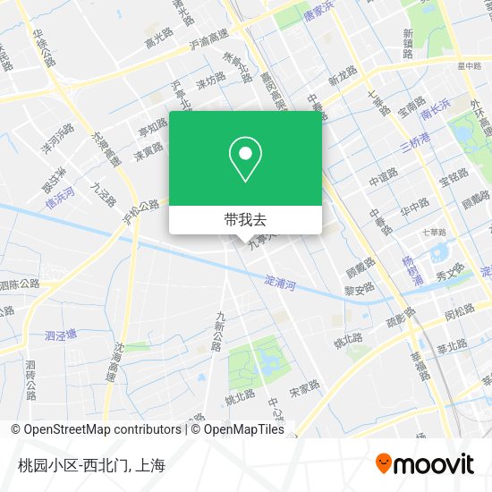桃园小区-西北门地图