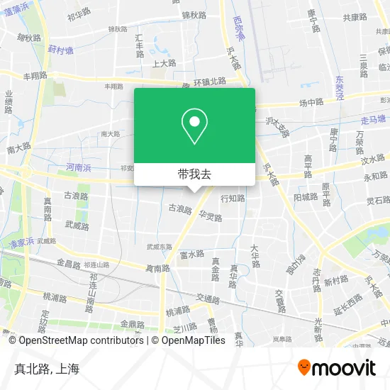 真北路地图