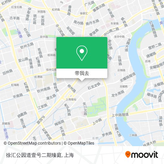 徐汇公园道壹号二期臻庭地图