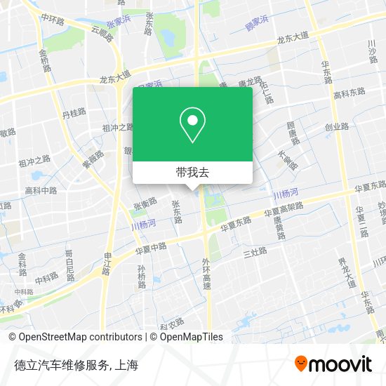 德立汽车维修服务地图