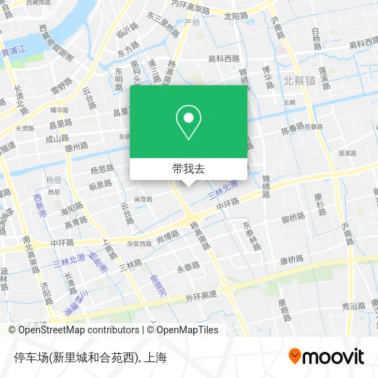 停车场(新里城和合苑西)地图