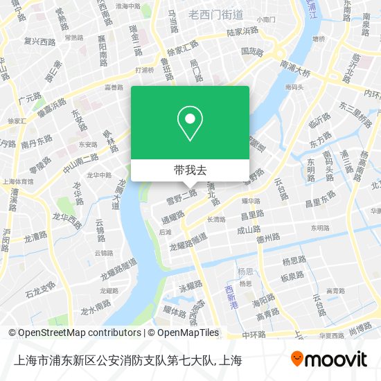 上海市浦东新区公安消防支队第七大队地图