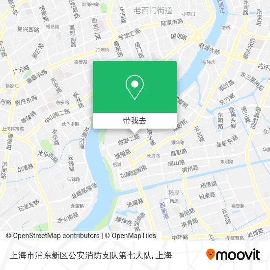 上海市浦东新区公安消防支队第七大队地图