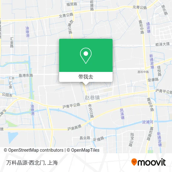 万科晶源-西北门地图
