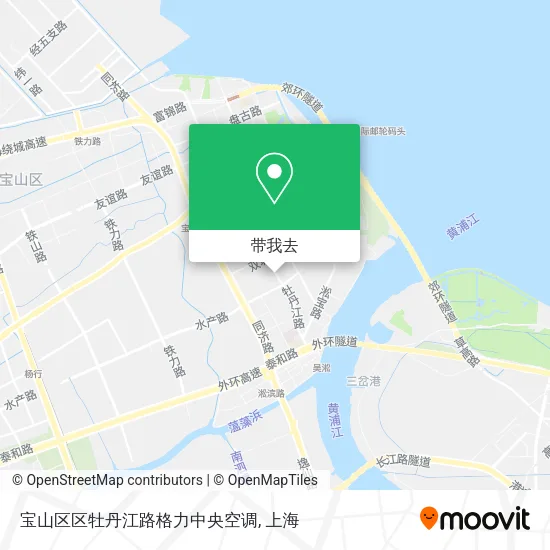 宝山区区牡丹江路格力中央空调地图