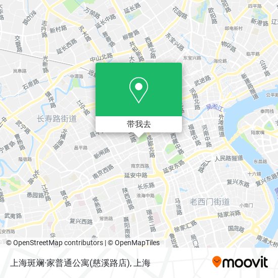 上海斑斓·家普通公寓(慈溪路店)地图