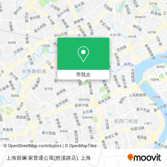 上海斑斓·家普通公寓(慈溪路店)地图