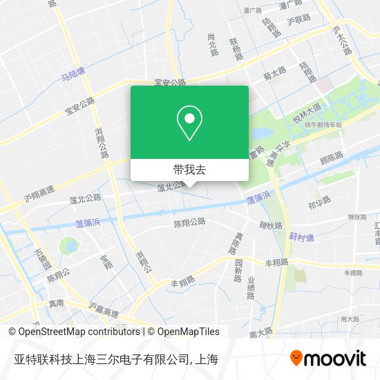 亚特联科技上海三尔电子有限公司地图