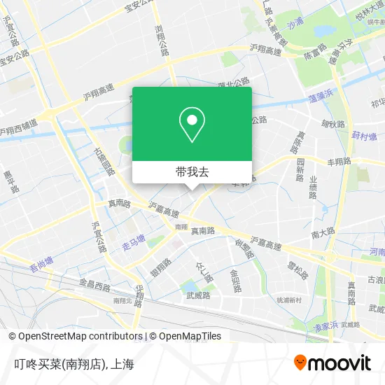 叮咚买菜(南翔店)地图
