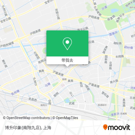 博升印象(南翔九店)地图