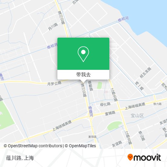 蕴川路地图