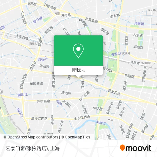 宏泰门窗(张掖路店)地图