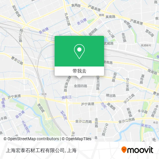 上海宏泰石材工程有限公司地图