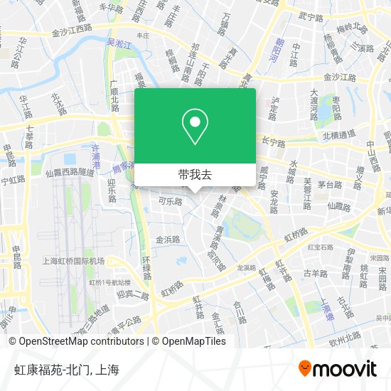 虹康福苑-北门地图