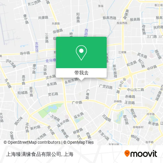 上海臻满缘食品有限公司地图