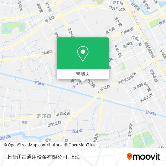 上海辽古通用设备有限公司地图