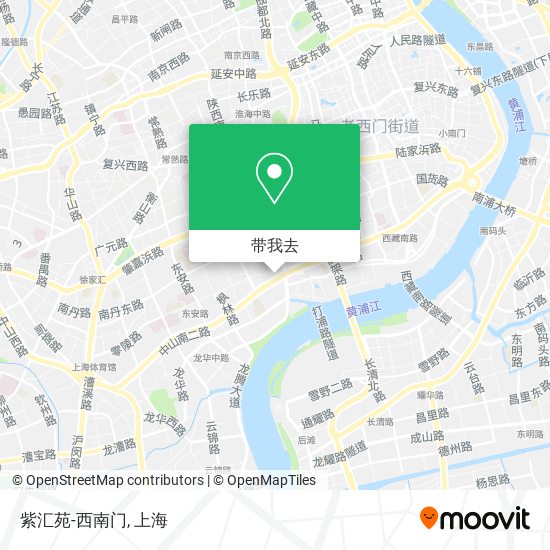 紫汇苑-西南门地图