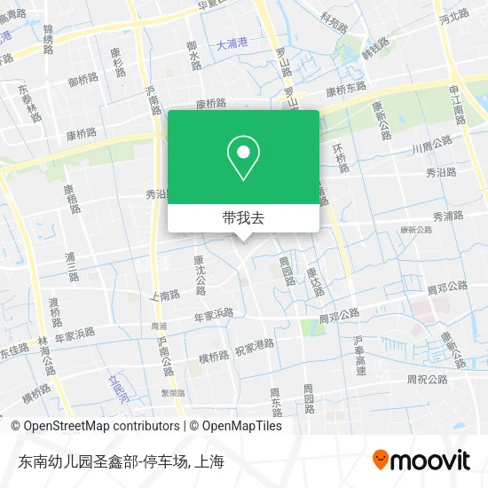 东南幼儿园圣鑫部-停车场地图