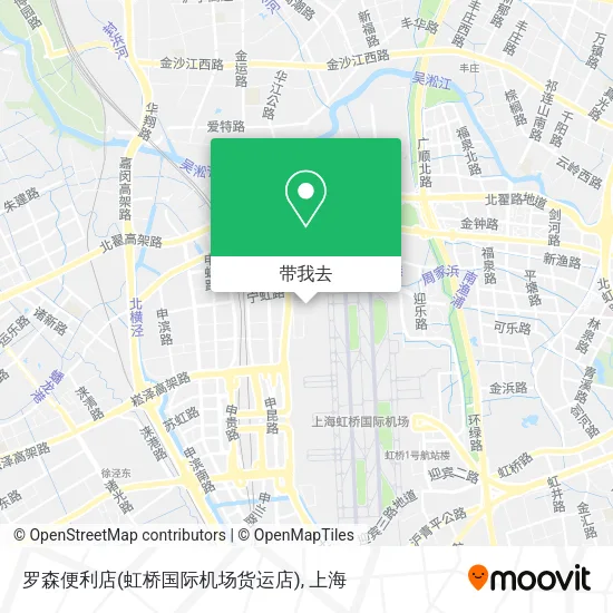 罗森便利店(虹桥国际机场货运店)地图